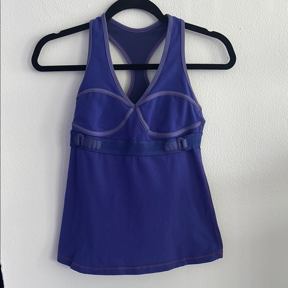 Lululemon Purple Sports Tank Top